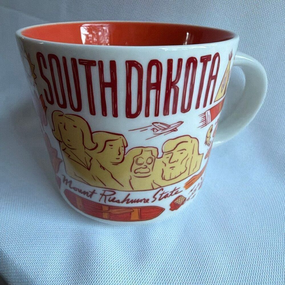 Starbucks RARE South Dakota Coffee Mug Been There Series 14 oz Ceramic Collectib